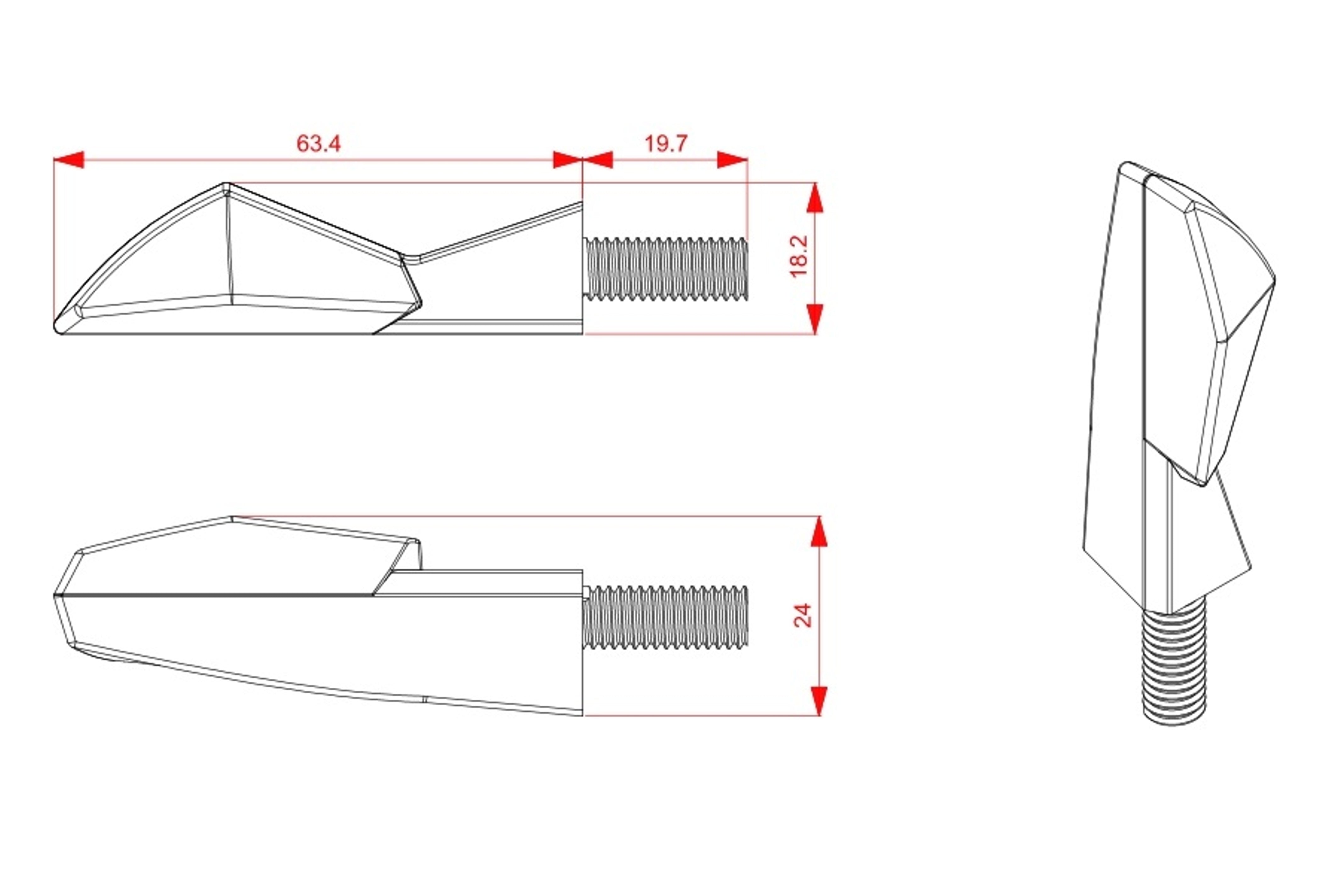 Puig Ax Indicators | Black - Shop name