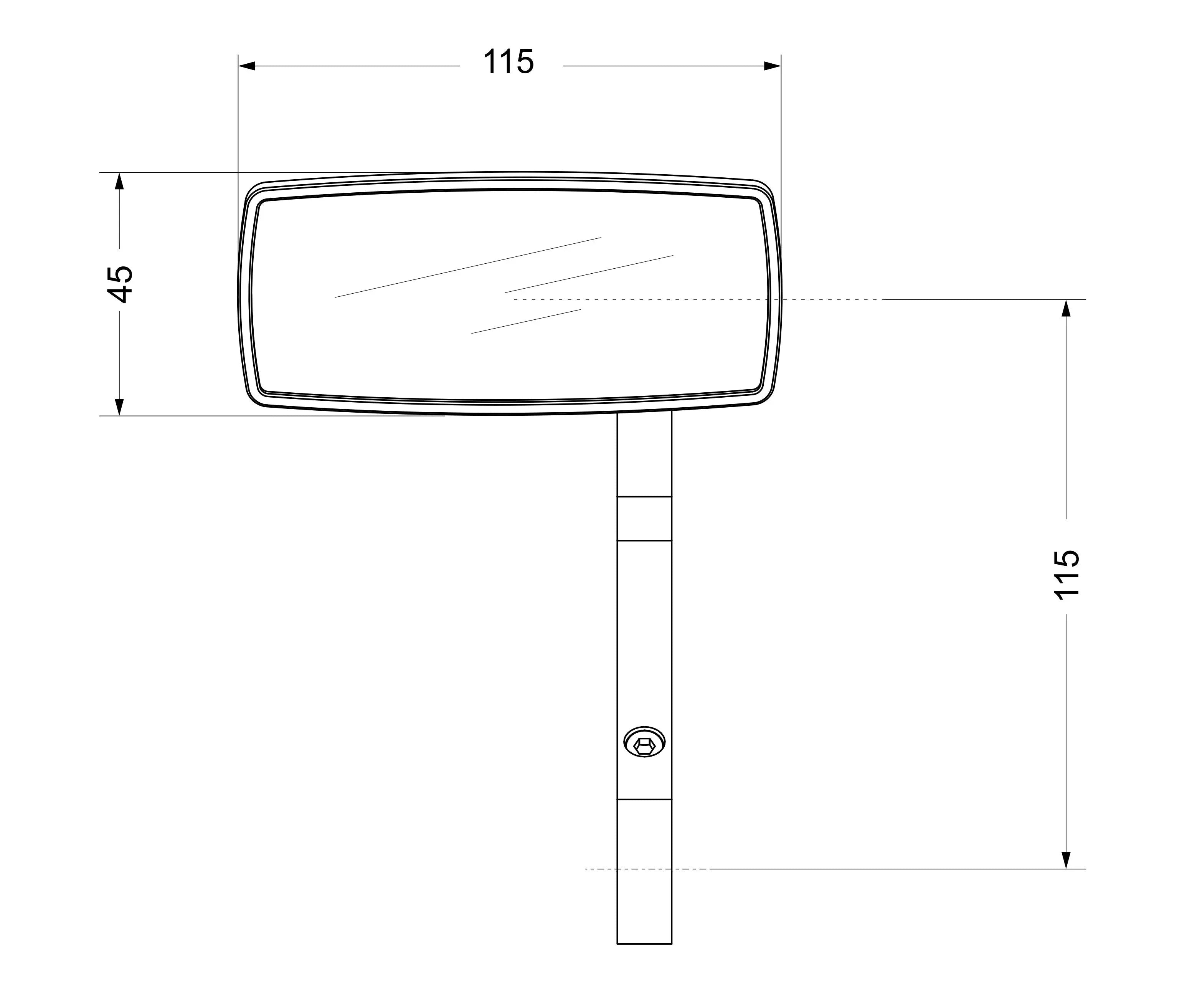Puig Bar End Mirror Look | Black - Shop name