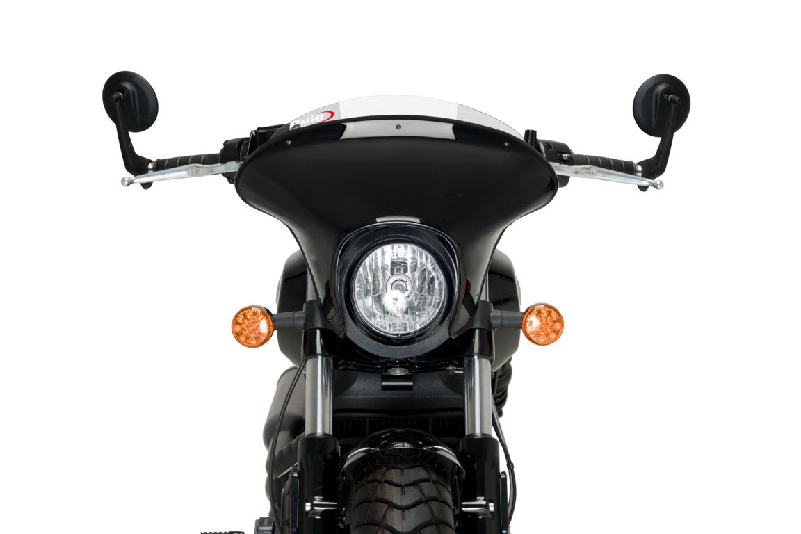 Puig Batwing SML Sport Screen | Clear | Indian Scout Bobber 2018>Current - Pyramid Motorcycle Accessories