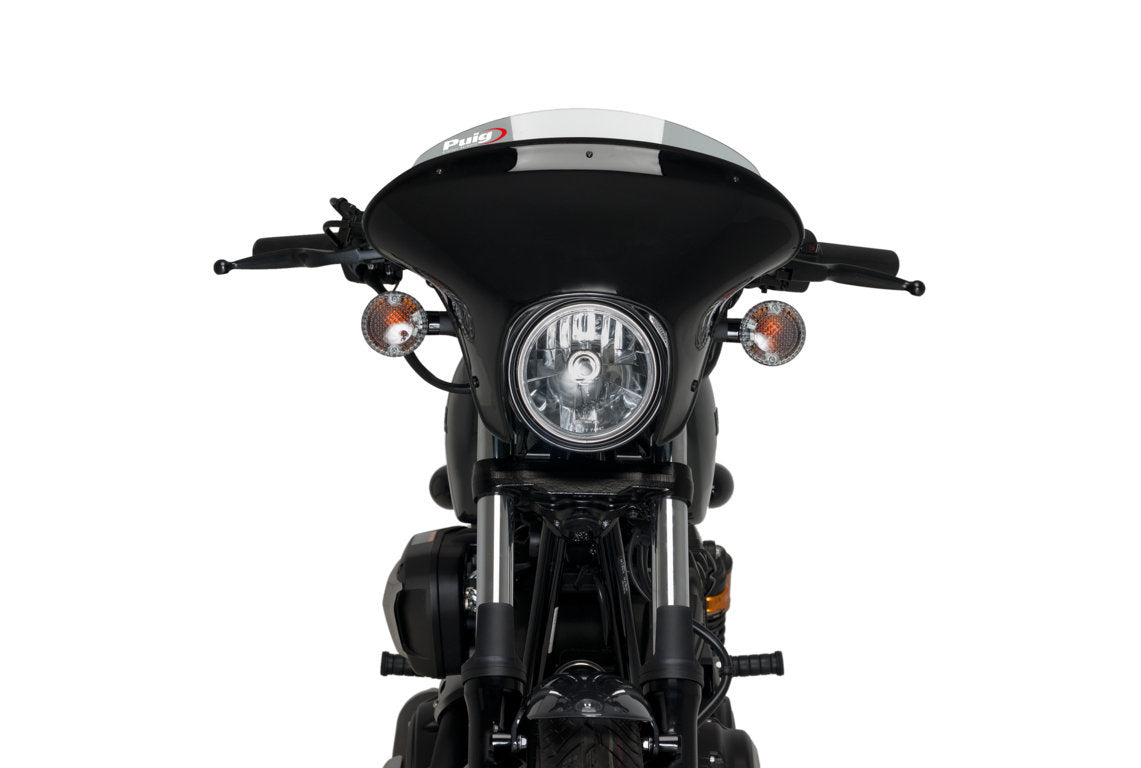 Puig Batwing SML Sport Screen | Light Smoke | Yamaha XV 950 2014>2018 - Pyramid Motorcycle Accessories