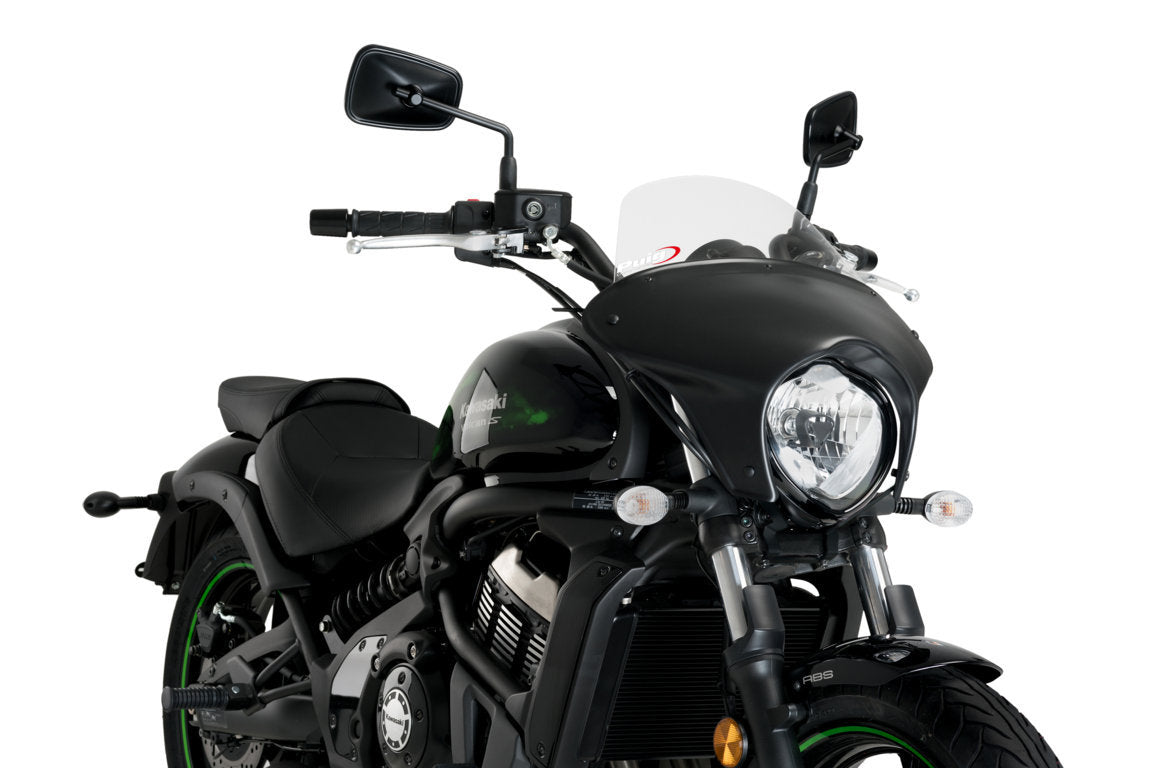 Puig Batwing SML Touring Screen | Clear | Kawasaki Vulcan S 2015>Current - Pyramid Motorcycle Accessories