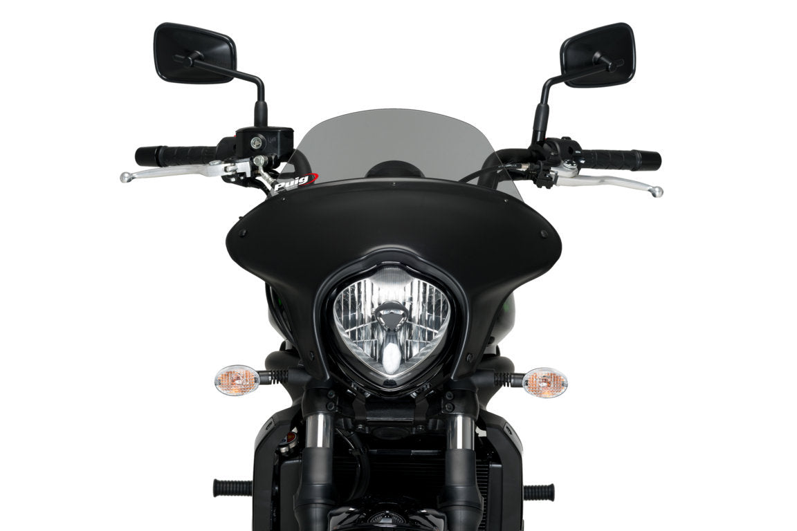 Puig Batwing SML Touring Screen | Light Smoke | Kawasaki Vulcan S 2015>Current - Pyramid Motorcycle Accessories