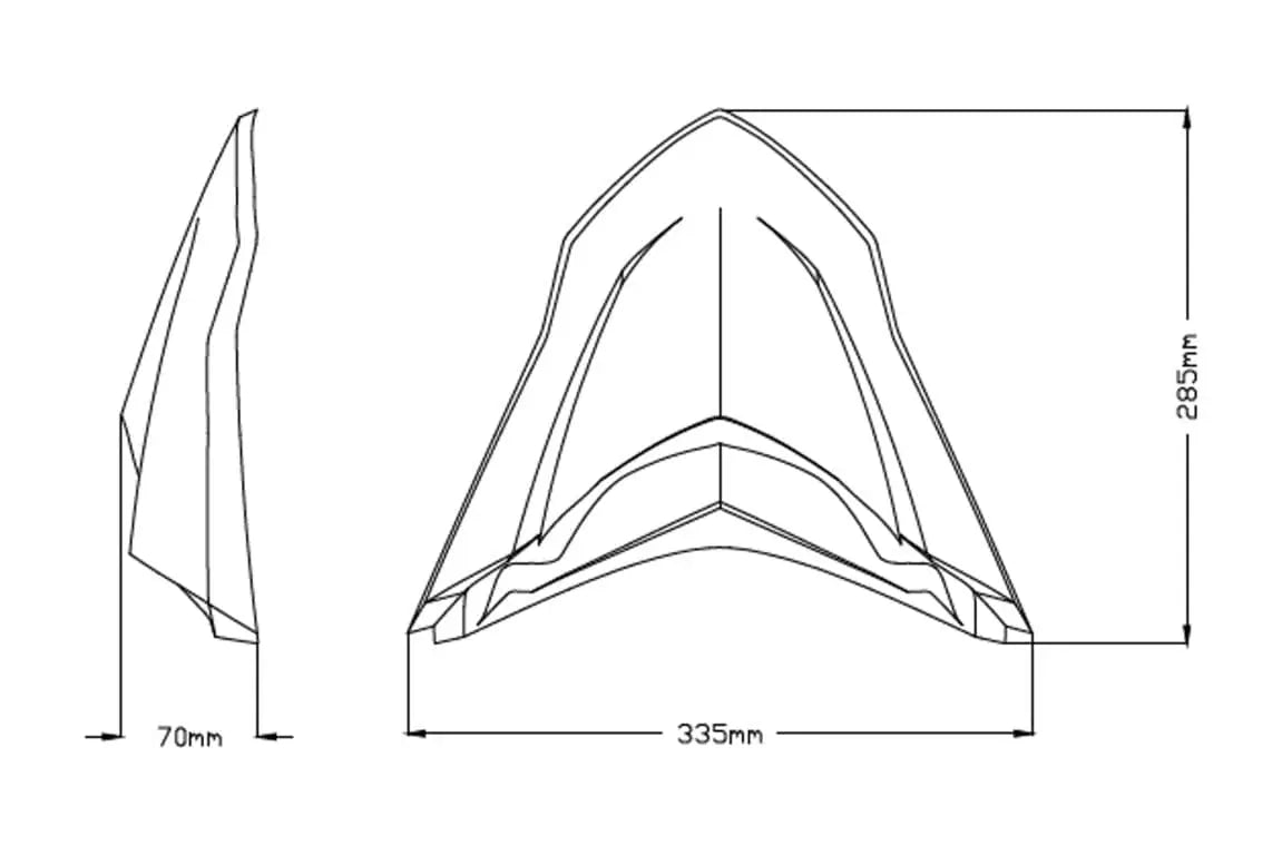 Puig Beak | Matte Black | Yamaha Tenere 700 2019>Current - Shop name