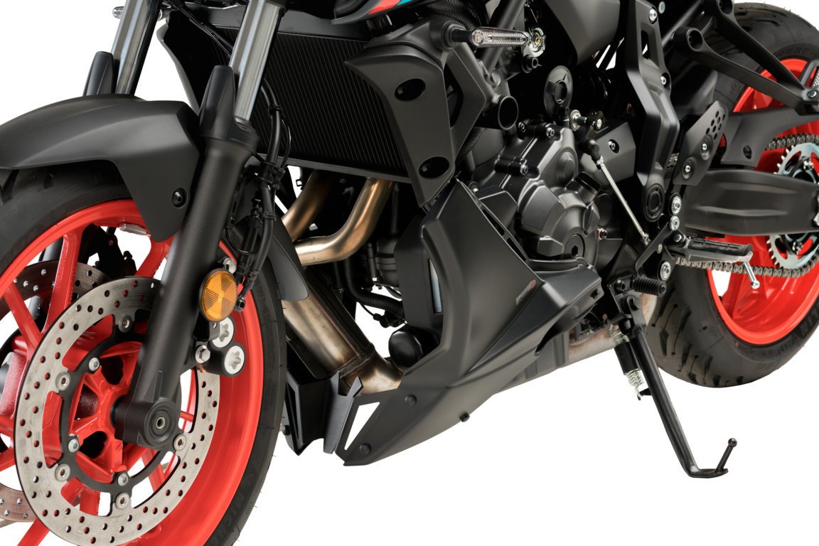 Puig Belly Pan | Matte Black | Yamaha MT-07 2021>2024 - Shop name