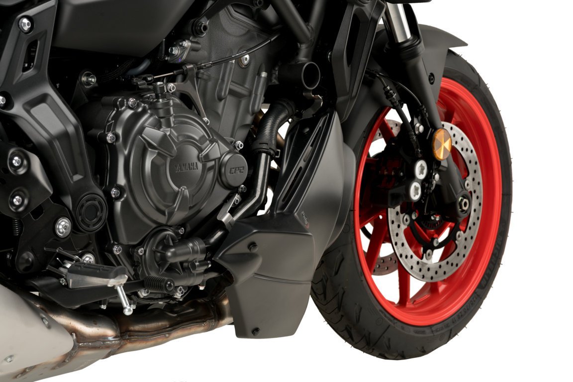 Puig Belly Pan | Matte Black | Yamaha MT-07 2021>2024 - Shop name
