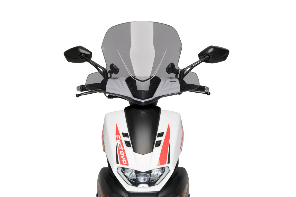 Puig City Touring Screen | Light Smoke | Keeway Fact Evo 125 2022>Current - Shop name