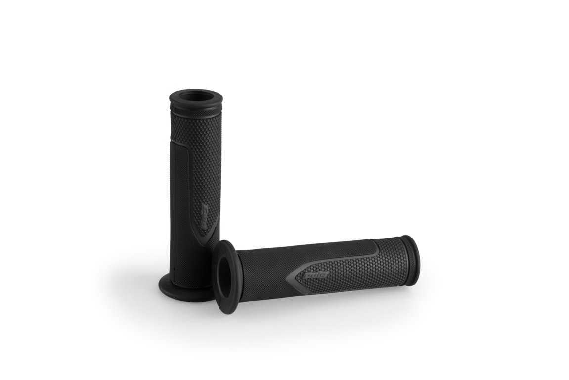 Puig Core Grips for 22mm Bars - 121mm Length | Black - Shop name