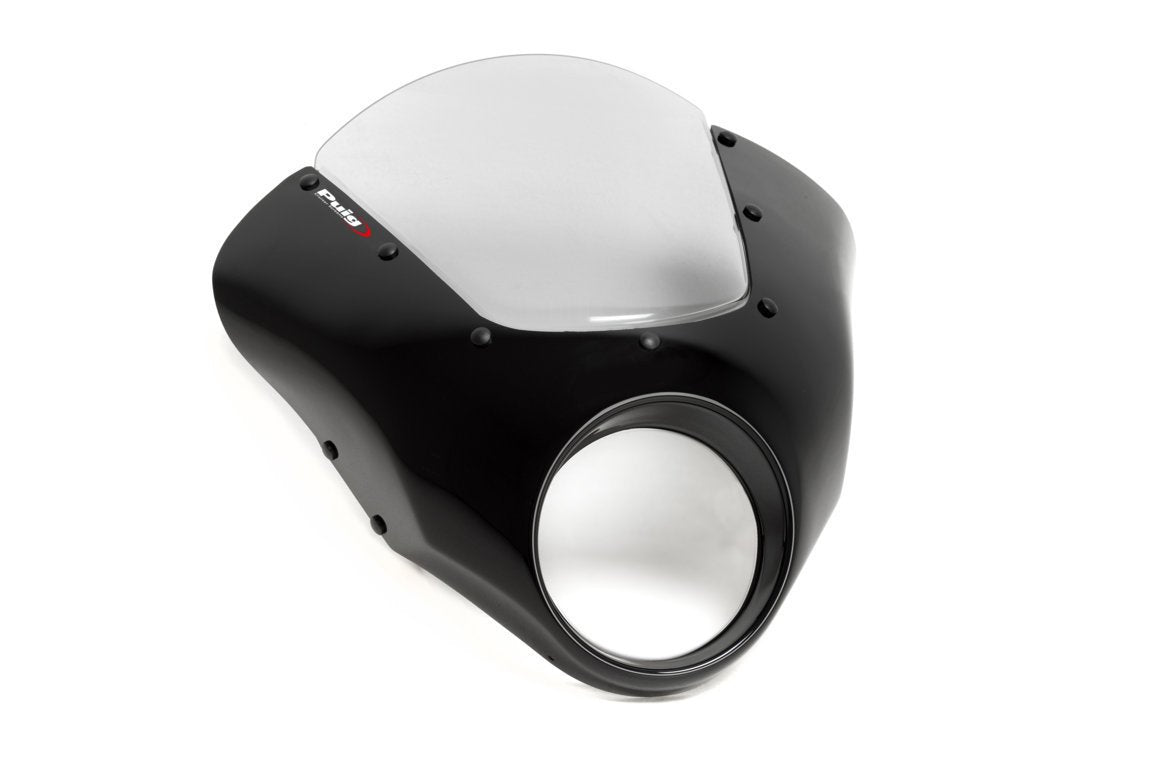 Puig Dark Night Semifairing | Black/Light Smoke | Honda CMX 500 Rebel 2017>2019 - Pyramid Motorcycle Accessories