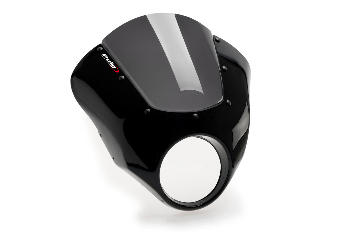 Puig Dark Night Semifairing | Dark Smoke | Harley Davidson Street 750 (XG750) 2017>2020 - Pyramid Motorcycle Accessories