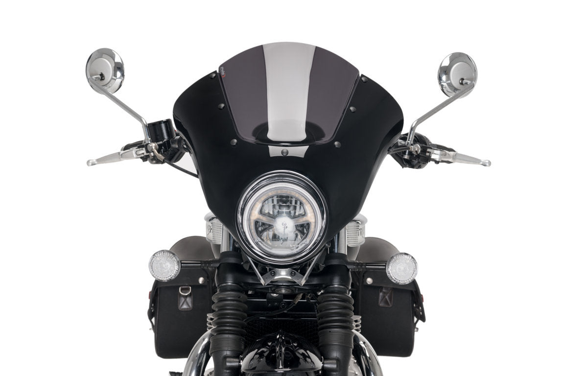 Puig Dark Night Semifairing | Dark Smoke | Triumph Bonneville Speedmaster 2018>Current - Shop name