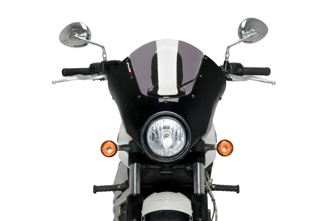 Puig Dark Night Semifairing | Light Smoke | Indian Scout 2015>Current - Pyramid Motorcycle Accessories