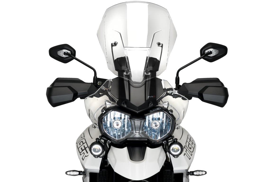 Puig Electronic Screen Mounting System | Black | Triumph Tiger 800 XC/XCX/XCA/Low 2018>2019 - Shop name
