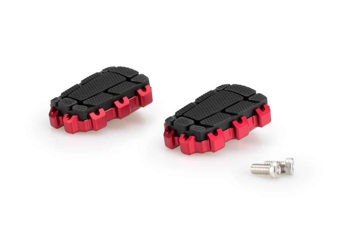 Puig Enduro 2.0 Footpegs | Red - Shop name