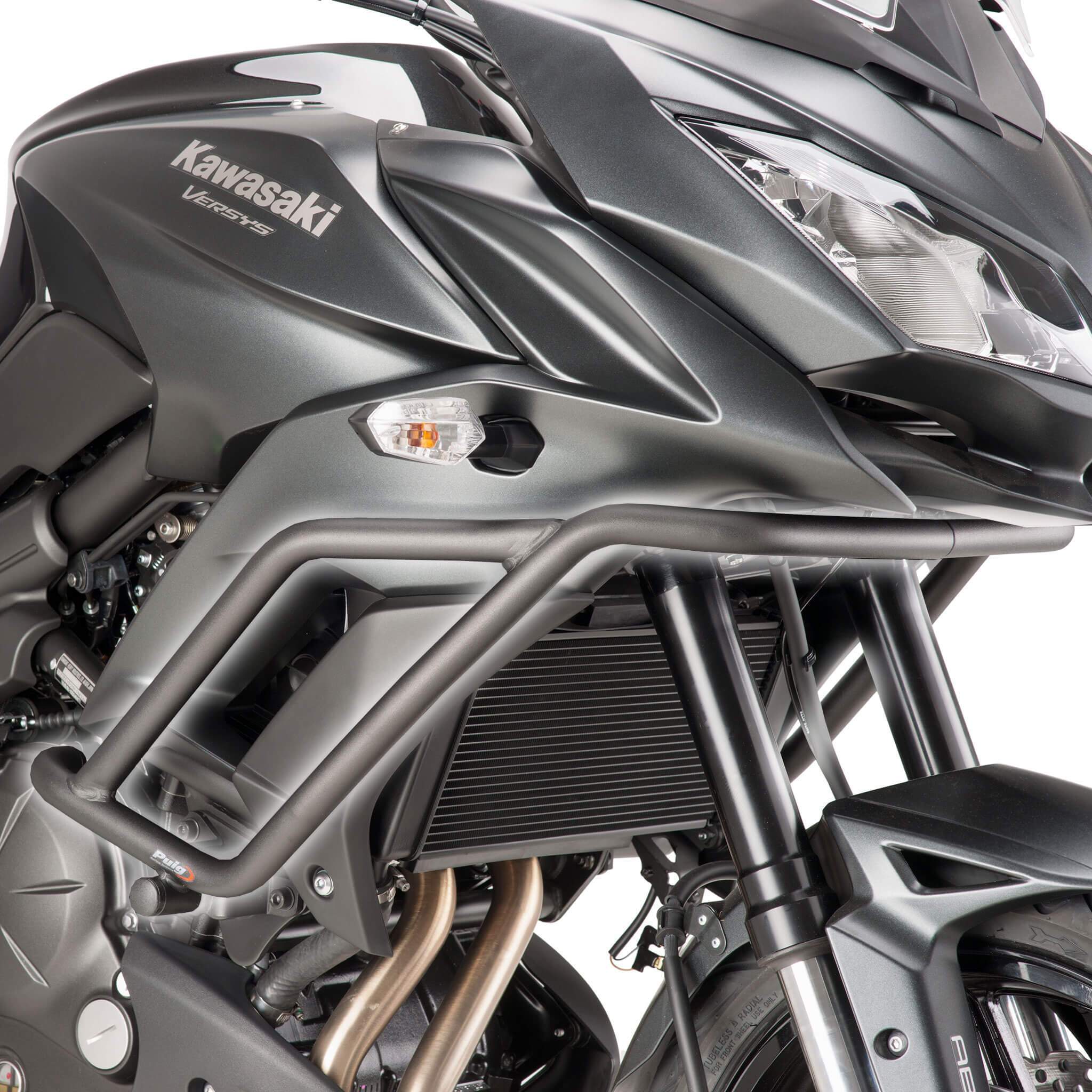Puig Engine Guards | Black | Kawasaki Versys 650 2015>Current - Shop name