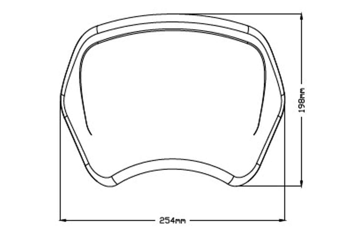 Puig Fly Screen (ABS) | Carbon Look | Yamaha XV 950 Racer 2014>Current - Shop name