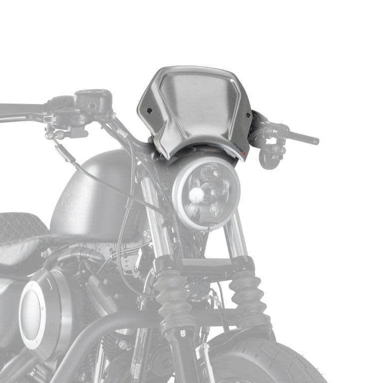 Puig Fly Screen | (Aluminium) Silver | Harley Davidson Sportster 883 Iron 2009>Current - Shop name