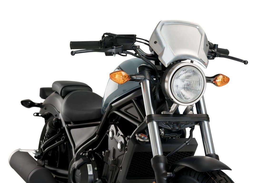 Puig Fly Screen | (Aluminium) Silver | Honda CMX 500 Rebel 2017>Current - Shop name