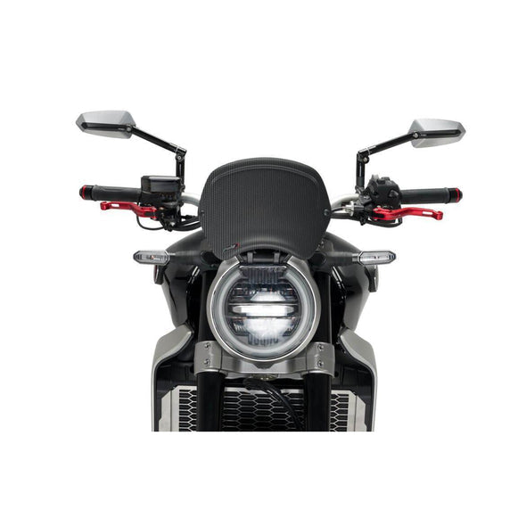 Puig Fly Screen | Carbon Look | Honda CB 1000 R 2018>2020 - Pyramid Motorcycle Accessories
