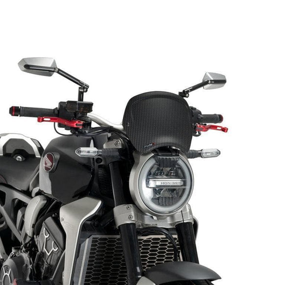 Puig Fly Screen | Carbon Look | Honda CB 1000 R 2018>2020 - Pyramid Motorcycle Accessories