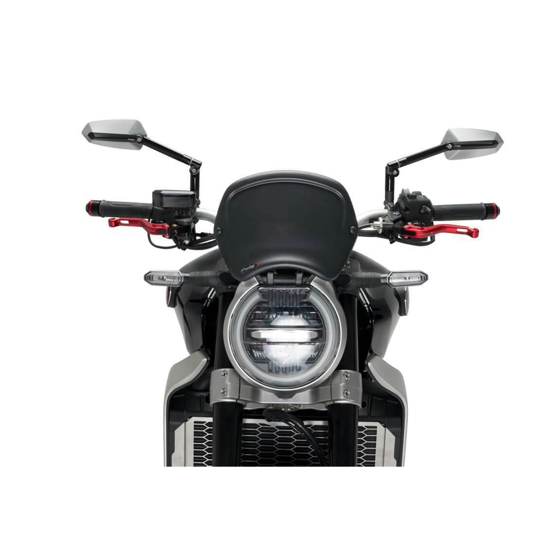 Puig Fly Screen | Matte Black | Honda CB 1000 R 2018>2020 - Pyramid Motorcycle Accessories