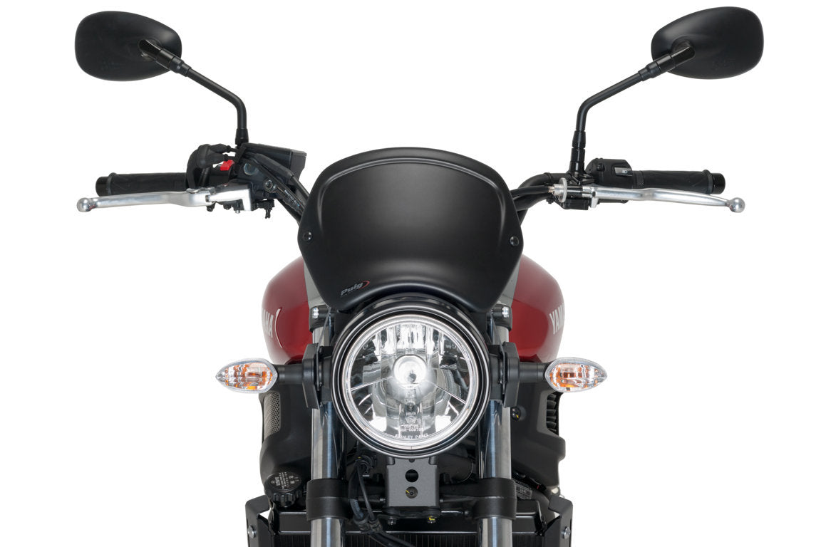 Puig Fly Screen | Matte Black | Yamaha XSR 700 2016>Current - Shop name