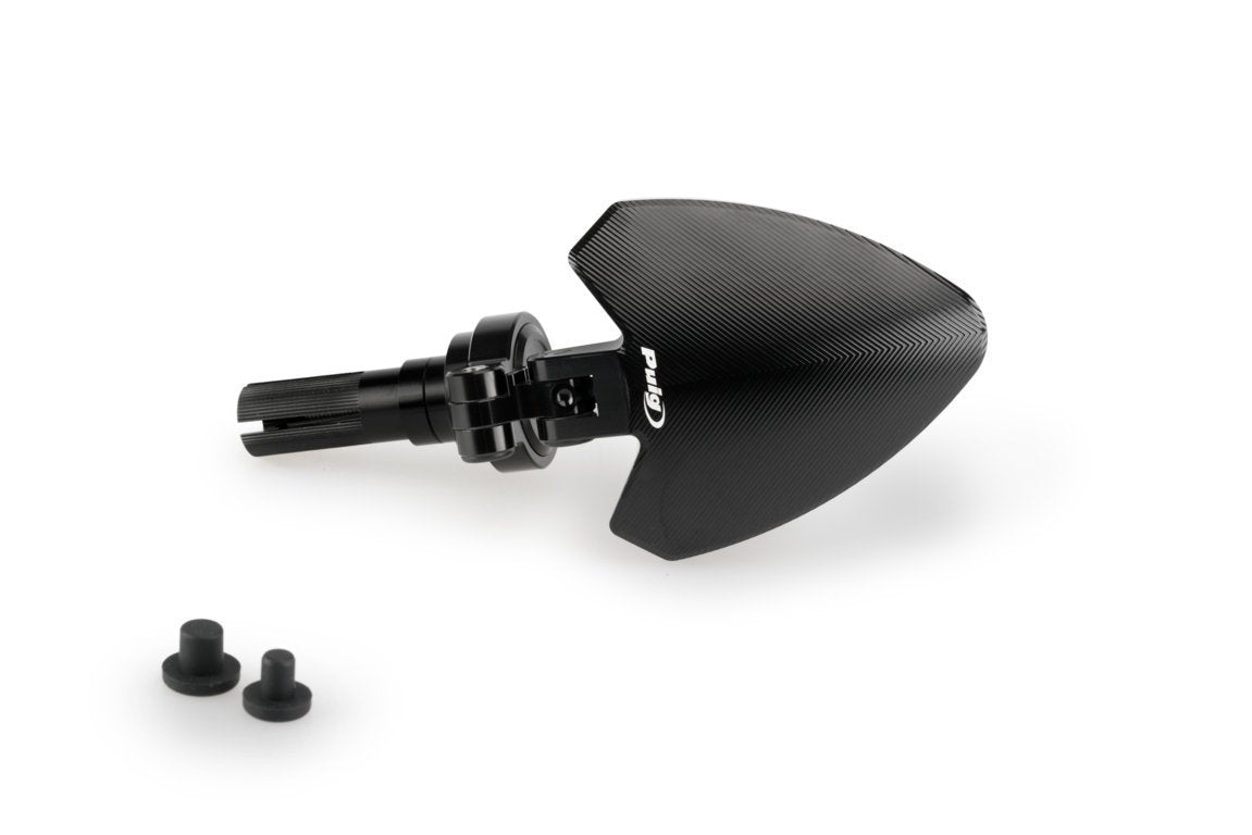 Puig Fold Bar End Mirror Left | Black - Shop name