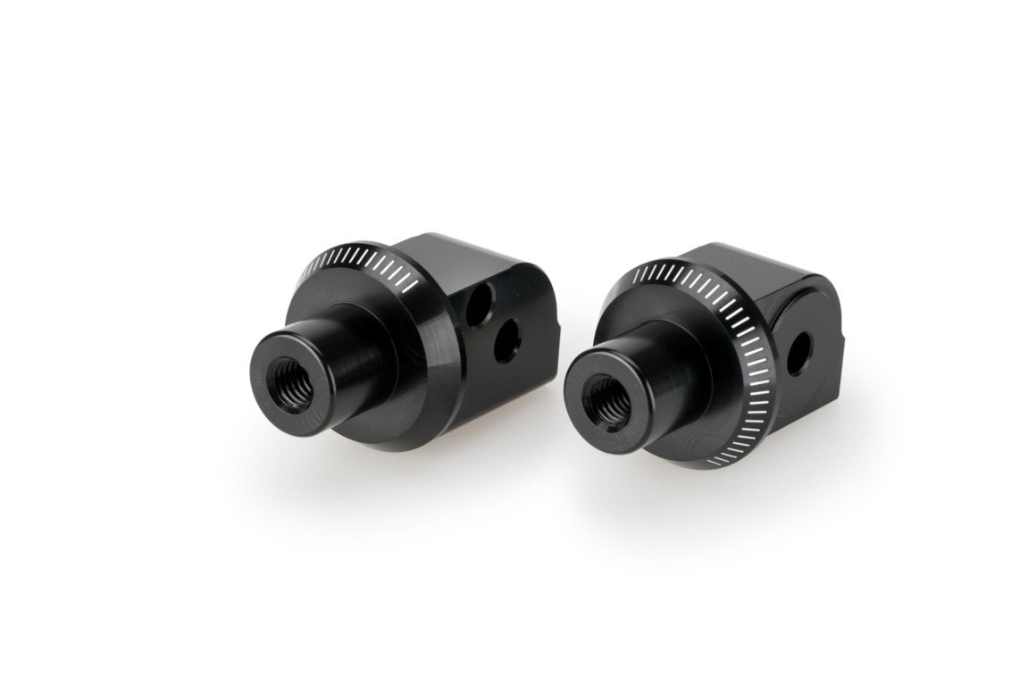 Puig Footpeg Adaptors Passenger | Black | Sym MaxSym TL 2020>Current - Pyramid Motorcycle Accessories