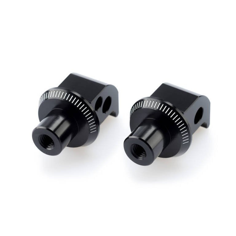 Puig Footpeg Adaptors Passenger | Black | Yamaha MT-10 SP 2016>2021 - Shop name