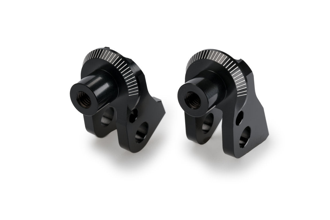 Puig Footpeg Adaptors Rider | Black | Honda NT1100 2022>Current - Shop name