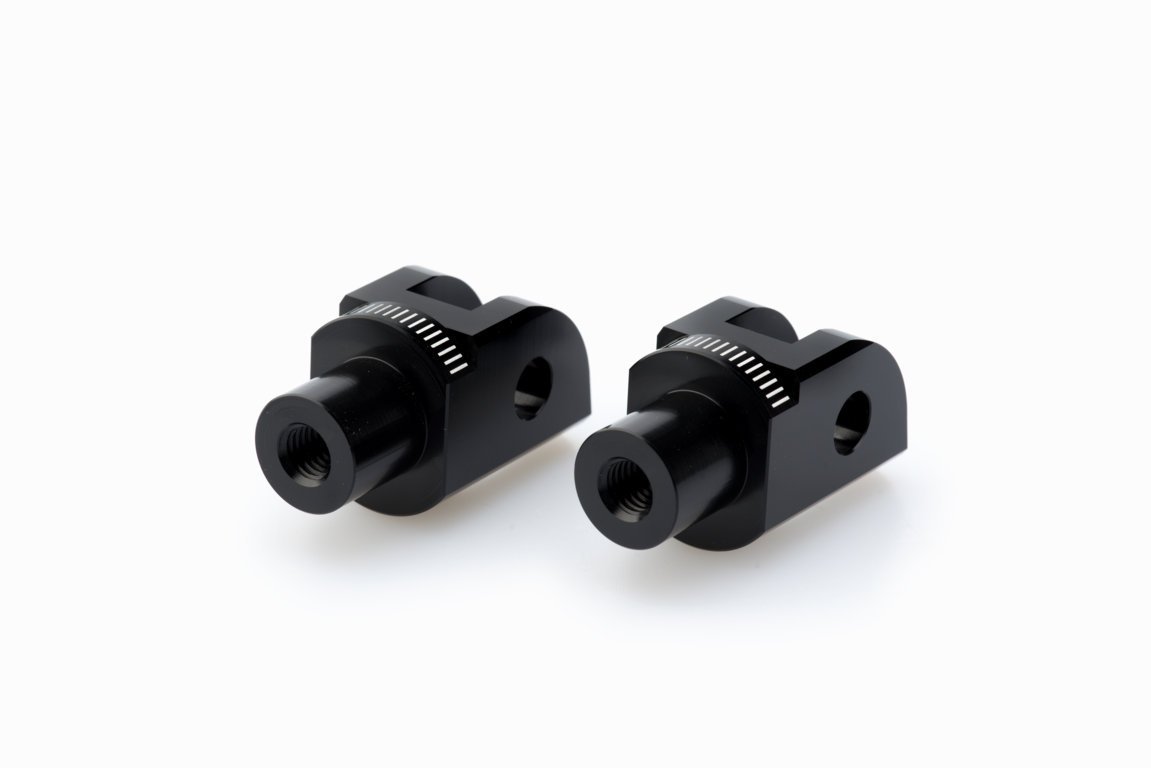 Puig Footpeg Adaptors Rider | Black | KTM 1290 Super Duke R 2017>2019 - Shop name