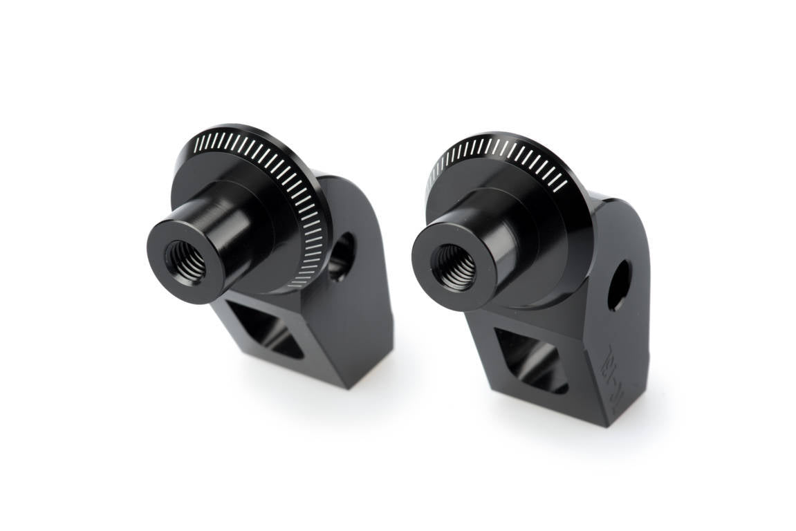 Puig Footpeg Adaptors Rider | Black | Triumph Tiger 1200 Rally Explorer 2022>Current - Shop name