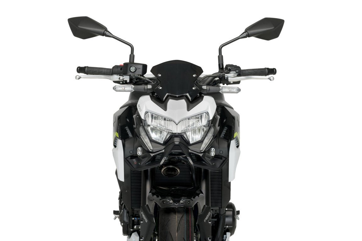 Puig Front Downforce Wings | Black | Kawasaki Z 900 2020>2024 - Shop name