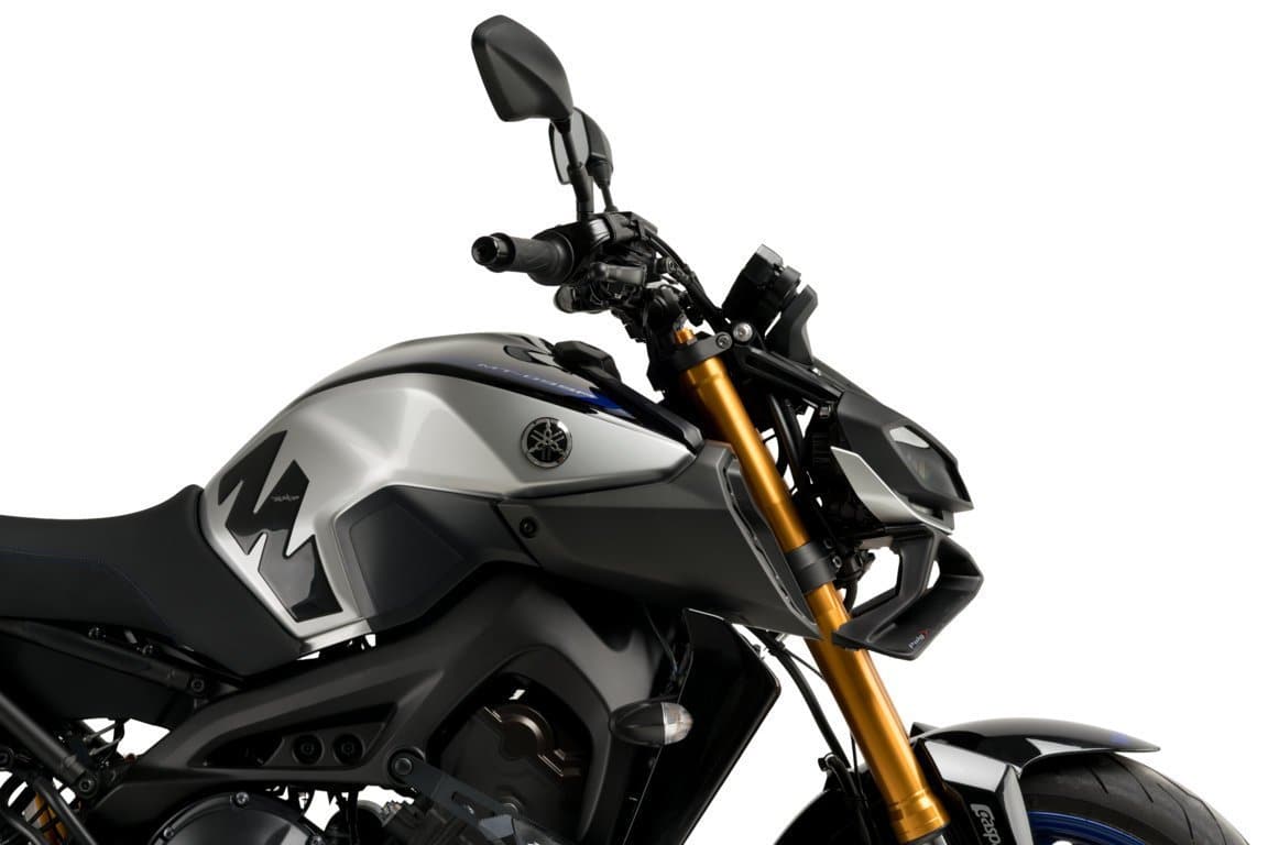 Puig Front Downforce Wings | Black | Yamaha MT-09 SP 2018>2020 - Shop name