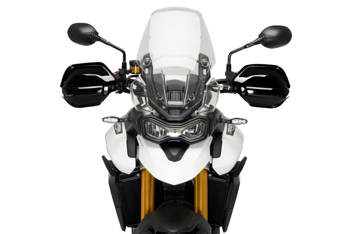 Puig Handguard Extensions | Black | Triumph Tiger 900 Rally Pro 2020>Current - Shop name
