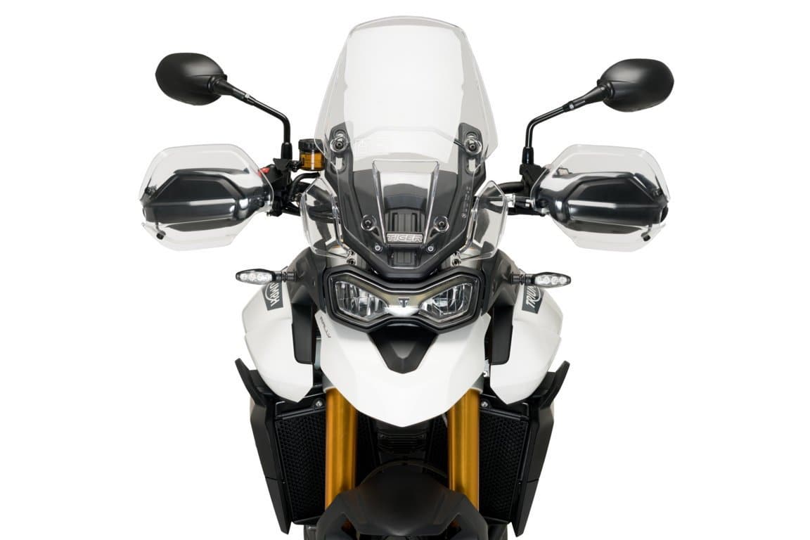 Puig Handguard Extensions | Clear | Triumph Tiger 900 2020>Current - Shop name