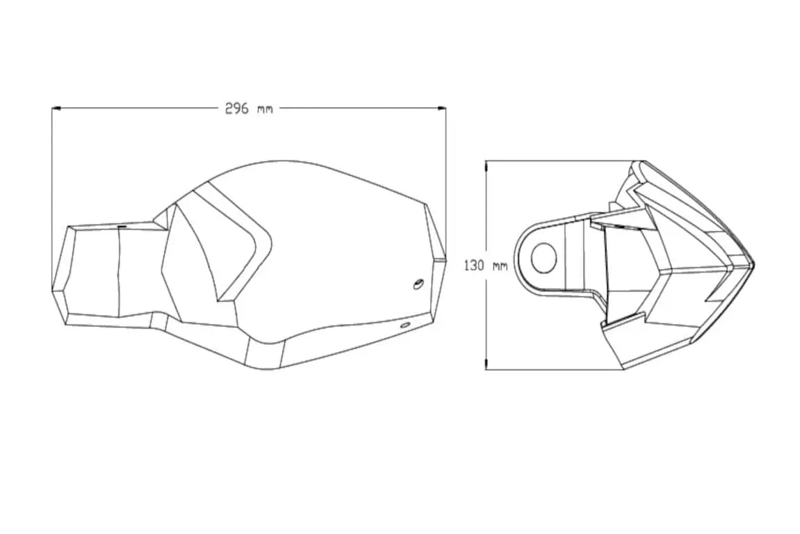 Puig Handguards for Hydraulic Clutch | Matte Black | Ducati Scrambler Desert Sled 2017>2020 - Shop name