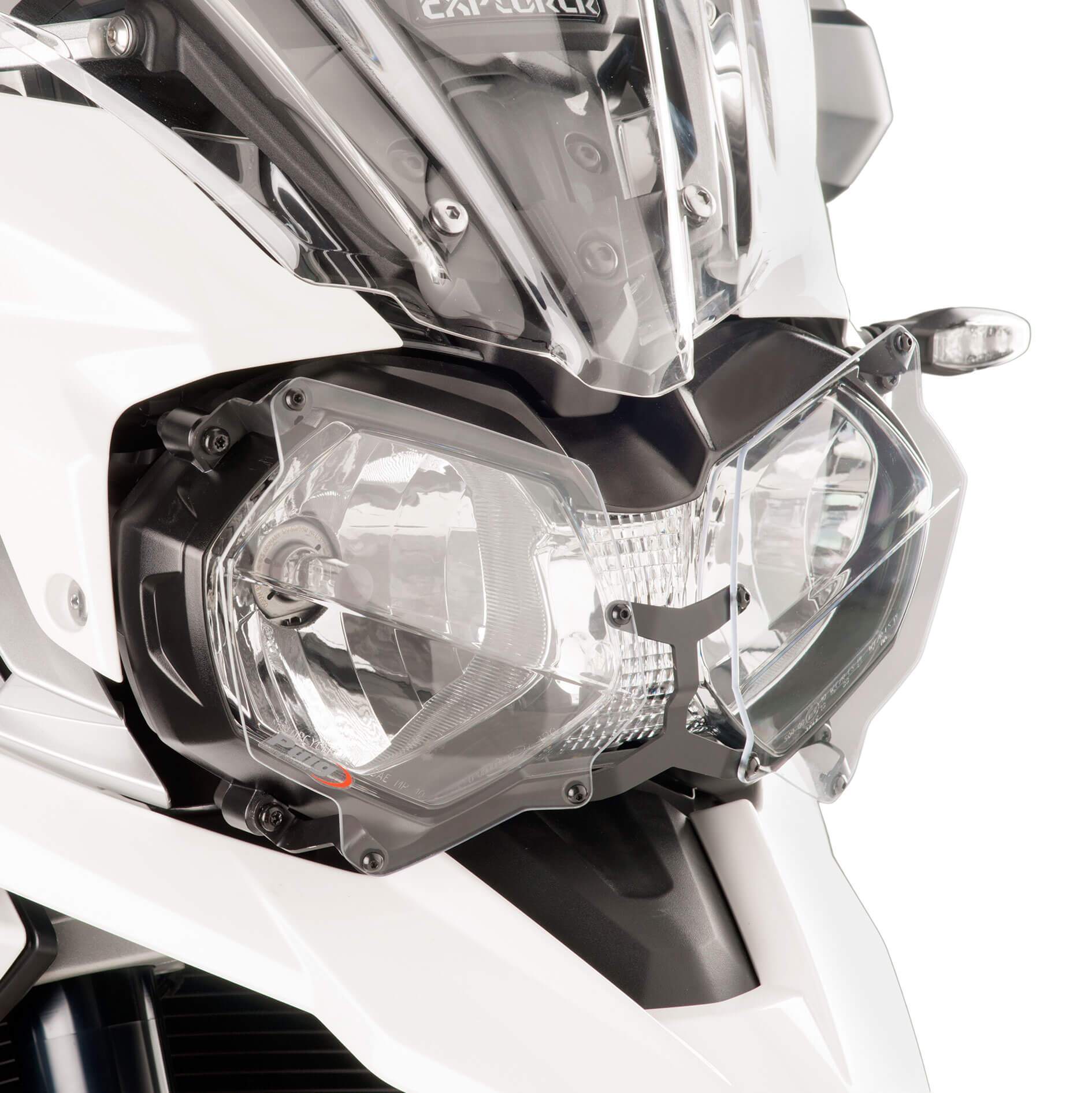 Puig Headlight Guard | Clear | Triumph Explorer 1200 XR/XRX/XRT/Low 2012>2018 - Shop name