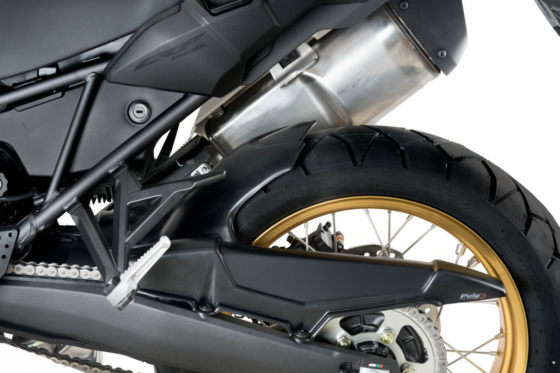 Puig Hugger | Matte Black | Honda CRF 1000 L Africa Twin Adventure Sports 2018>2019 - Pyramid Motorcycle Accessories