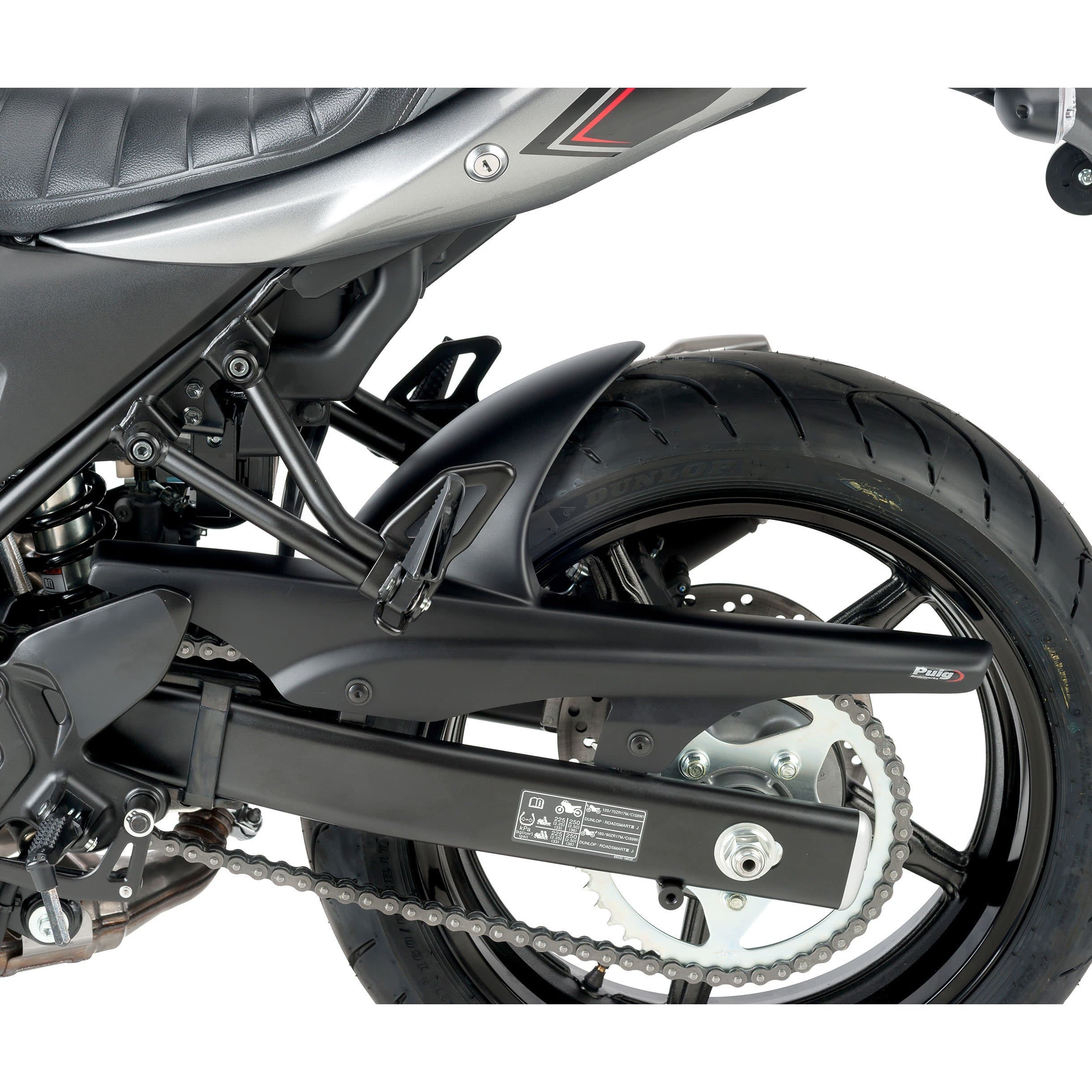 Puig Hugger | Matte Black | Suzuki SFV 650 Gladius 2009>Current - Shop name