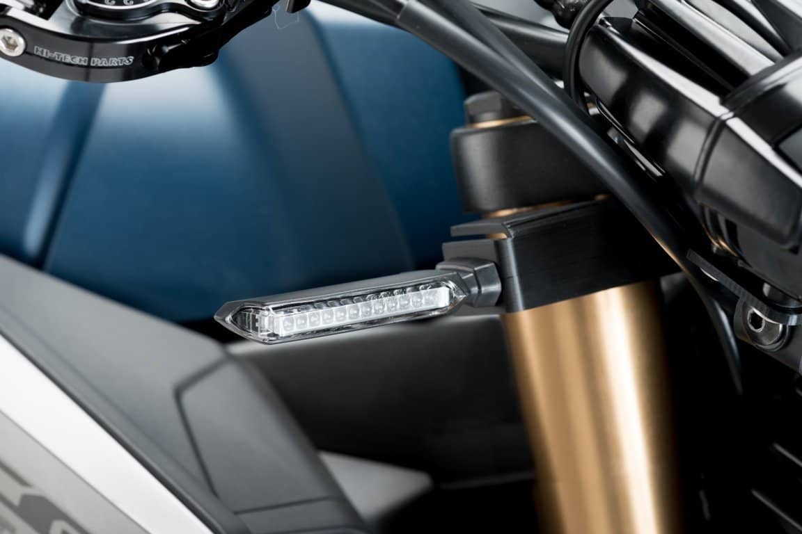 Puig Indicator Supports | Black | Honda CB 650 R 2019>Current - Shop name