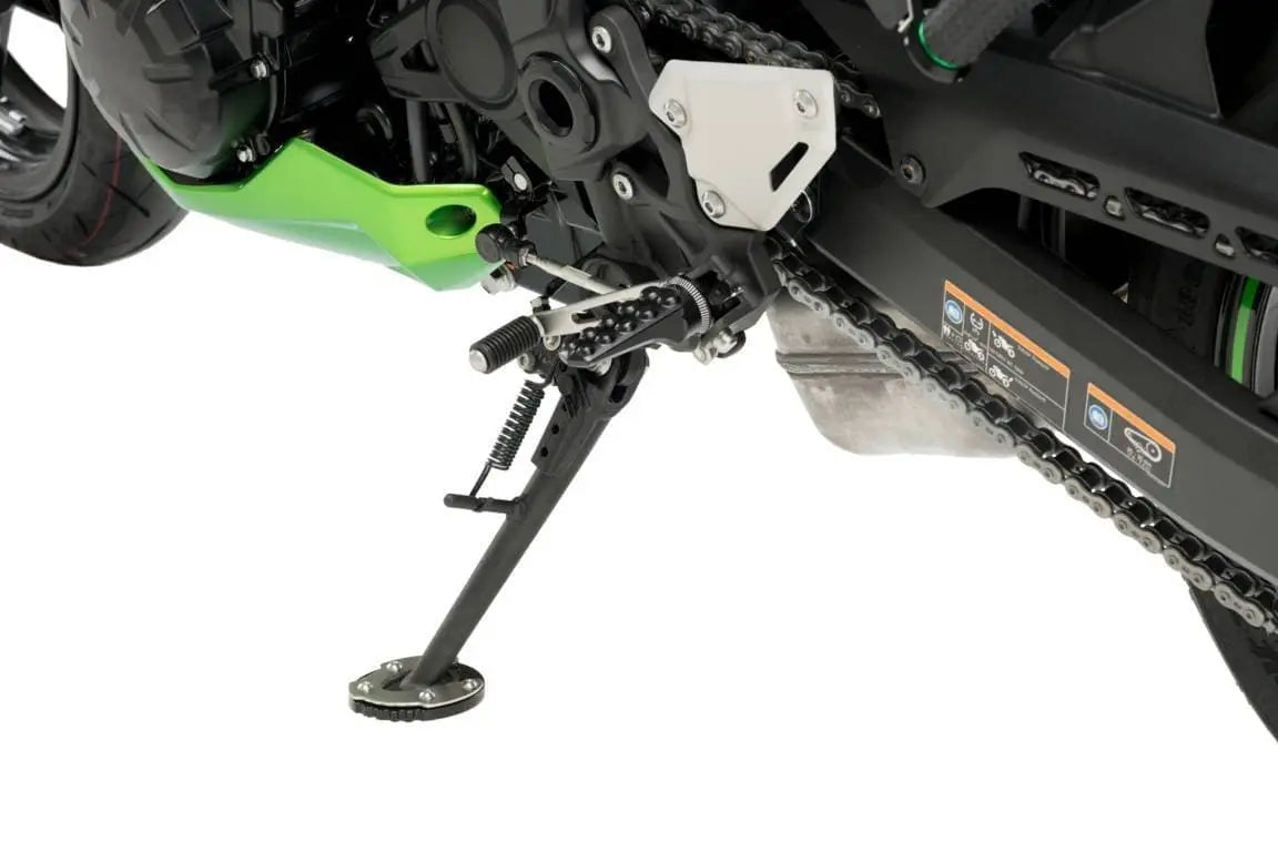 Puig Kickstand Extension | Black | Kawasaki Ninja 650 2020>Current - Shop name