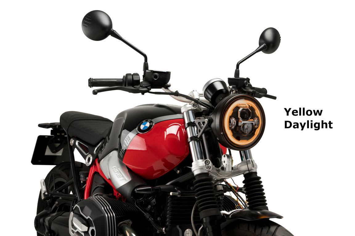 Puig Lumen Z LED Round Headlight (176mm) - Shop name