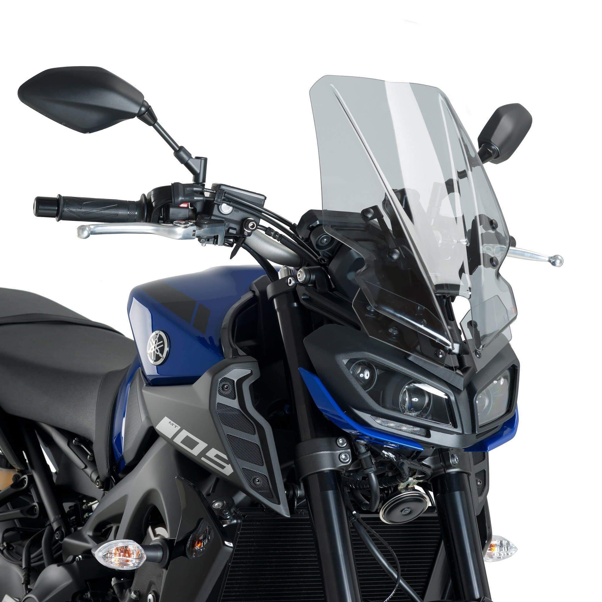 Puig Manual Screen Adjustment System | Black | Yamaha MT-09 2017>2020 - Shop name