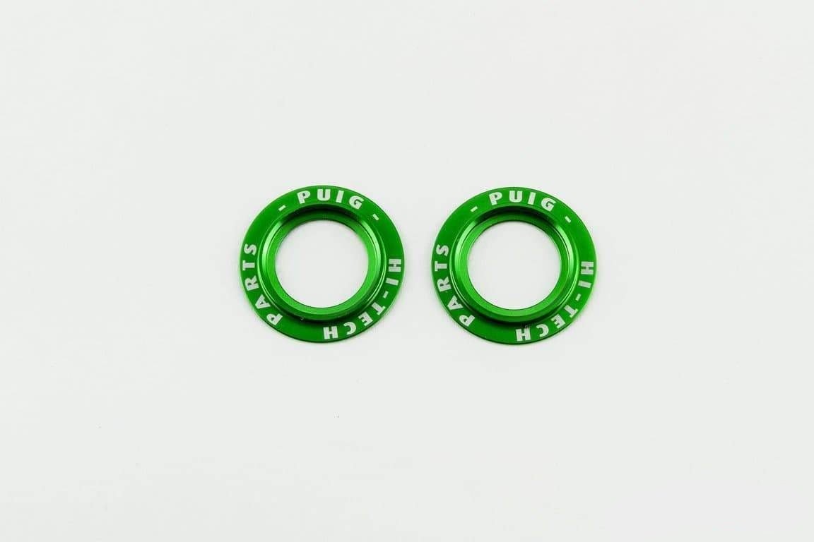 Puig PHB19 Fork/Swing Arm Protector Spares | Green Rings - Shop name