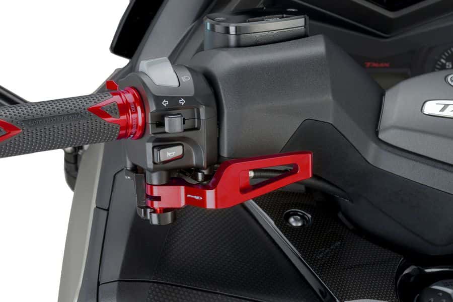 Puig Parking Brake Lever | Red | Kymco AK 550 2017>Current - Shop name