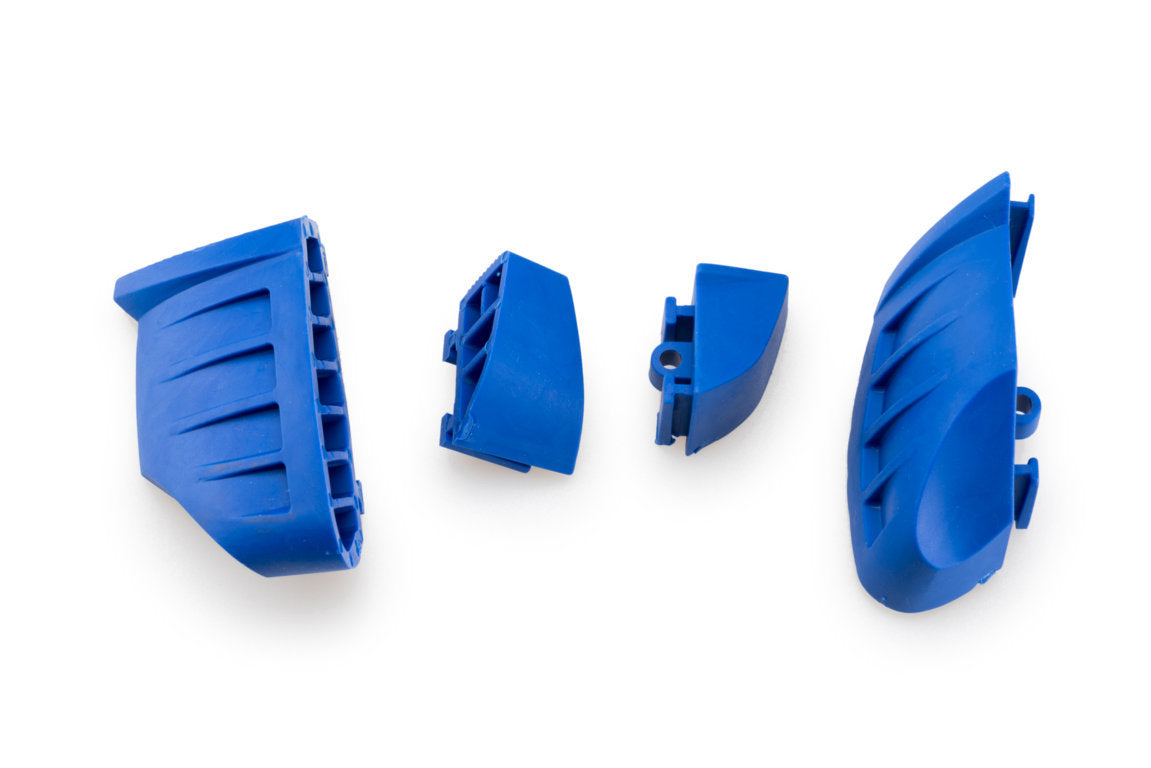 Puig Pro 2.0 Frame Sliders Spares | Blue | Pair of Rubber Caps - Shop name