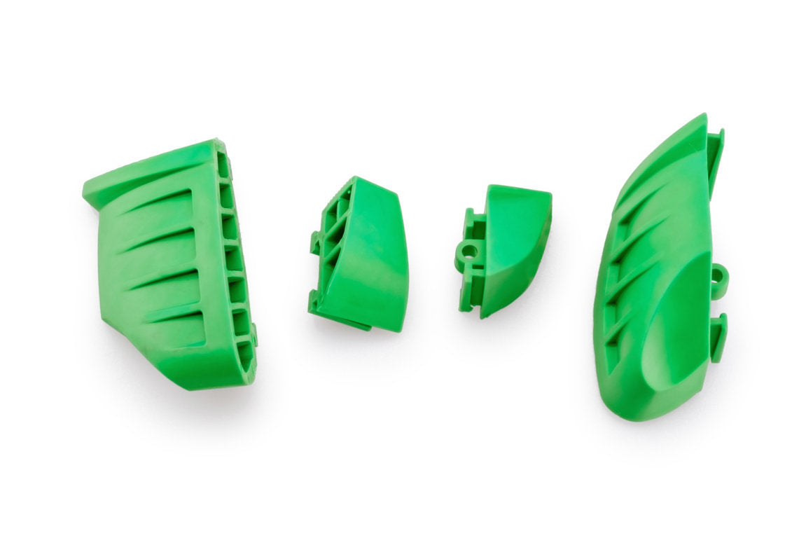 Puig Pro 2.0 Frame Sliders Spares | Green | Pair of Rubber Caps - Shop name