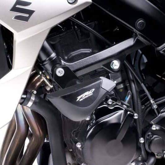 Puig Pro Frame Sliders | Black | Suzuki GSX-S 750 2011>2016 - Shop name