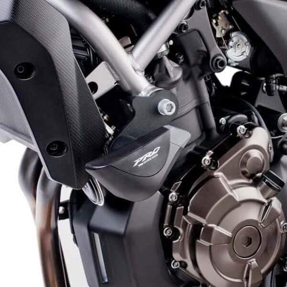 Puig Pro Frame Sliders | Black | Yamaha Tracer 700 GT 2019>2019 - Shop name