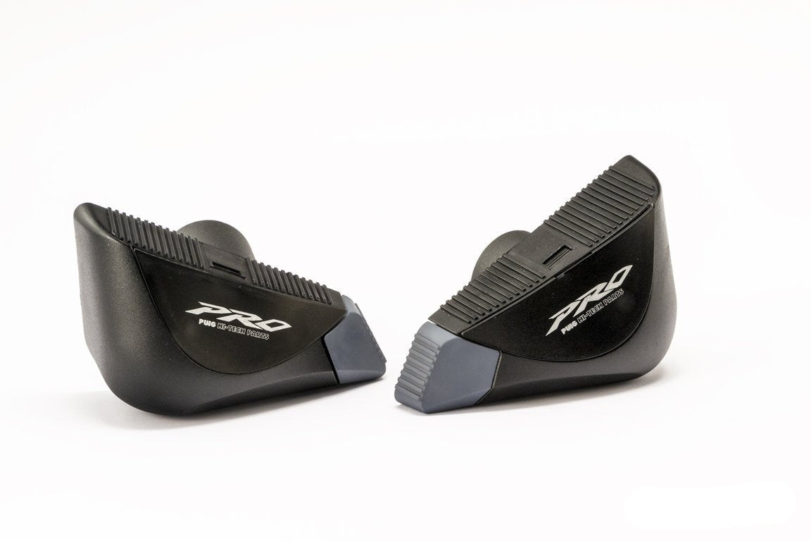 Puig Pro Frame Sliders | Black | Yamaha Tracer 9 2021>Current - Pyramid Motorcycle Accessories